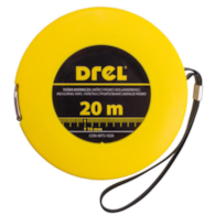 Taśma miernicza stalowa 20 m, 10 mm DREL