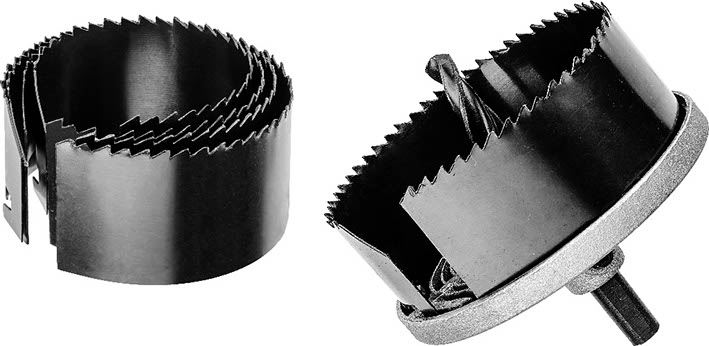 Otwornice do drewna 60 - 95 mm wysokość 30 mm 5szt