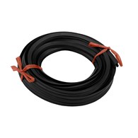 Uszczelka wciskana z rantem pod frez 12x9x5mm czarna 6m DIAMANTO
