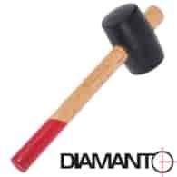Młotek gumowy rączka drewniana 540g DIAMANTO (58x63x101mm)