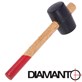 Młotek gumowy rączka drewniana 540g DIAMANTO (58x63x101mm)