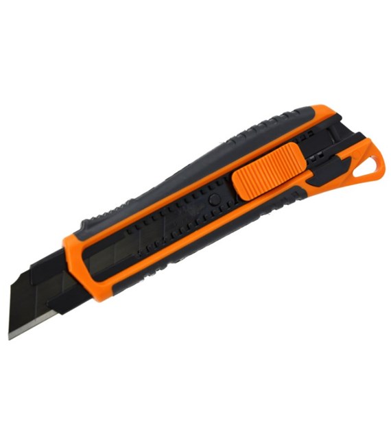 WAART Nóż z ostrzem łamanym 25 mm czarne ostrze SK4 miękki uchwyt