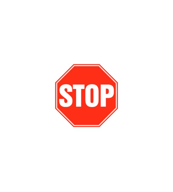 Tablica informacyjna 33x33cm STOP