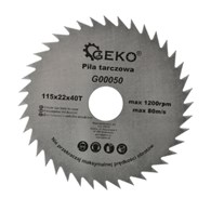 Piła tarczowa do drewna 115/22/40T GEKO
