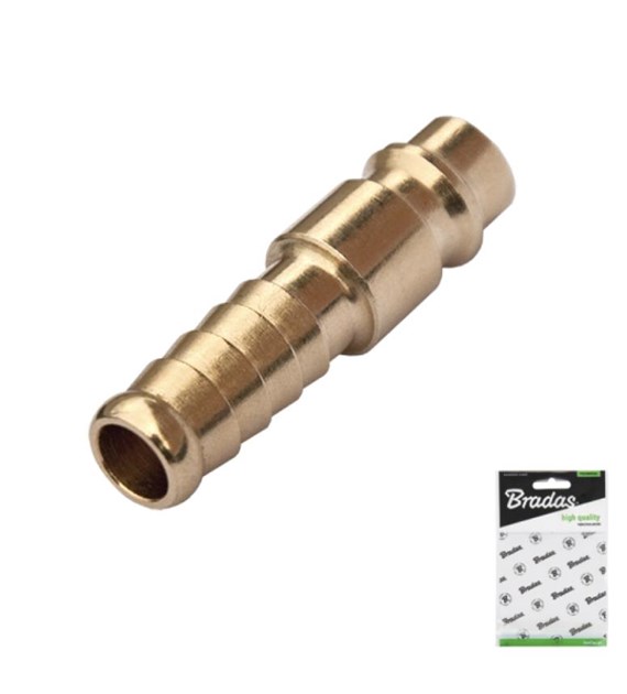 Wtyk z nyplem na wąż 6mm MOSIĄDZ