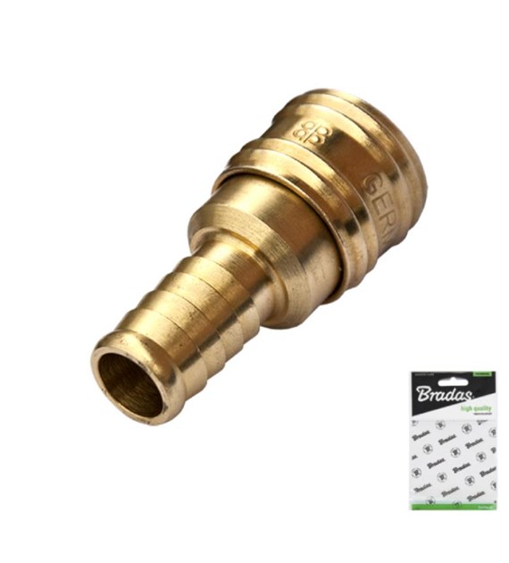 Szybkozłącze na wąż 9mm MOSIĄDZ