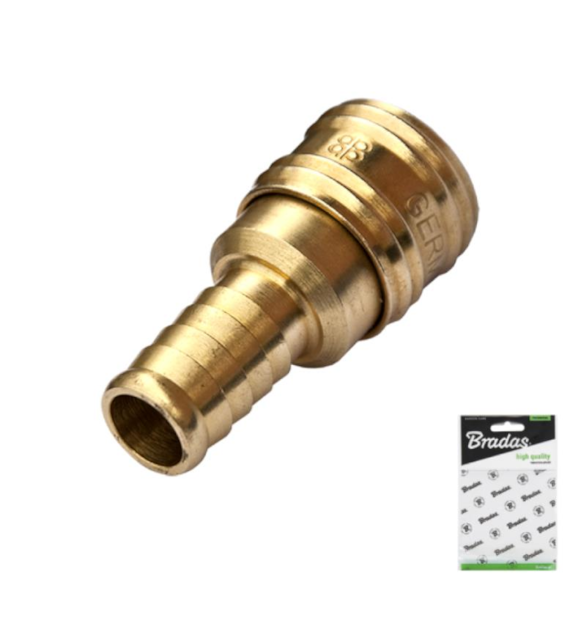 Szybkozłącze na wąż 9mm MOSIĄDZ