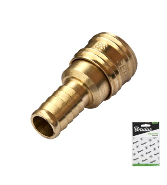 Szybkozłącze na wąż 12,5mm MOSIĄDZ