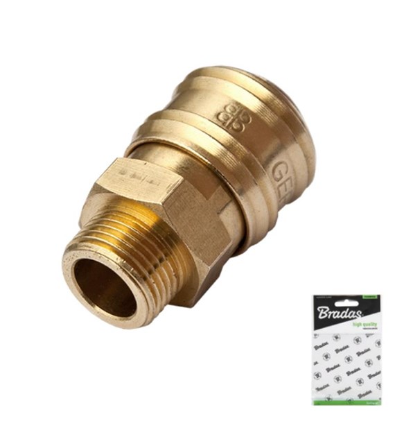Szybkozłącze GZ 1/2  MOSIĄDZ woreczek ekspozycyjny