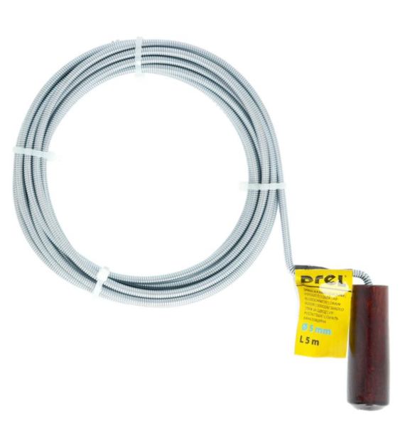 Spirala kanalizacyjna ocynkowana 5mm, 5m DREL