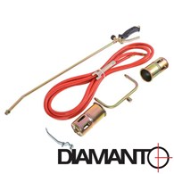 Palnik dekarski z podwójną dyszą, lanca 60 cm, wąż 5m DIAMANTO