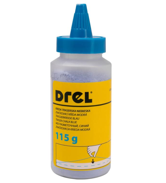 Kreda traserska niebieska 115 g DREL