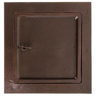 Drzwiczki kominowe LUX 140x140mm miedź antyk