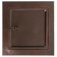 Drzwiczki kominowe LUX 140x140mm miedź antyk