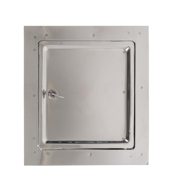 Drzwiczki kominowe LUX 140x140mm nierdzewne