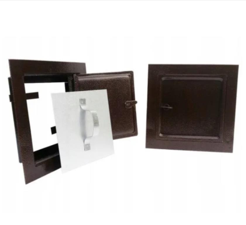 Drzwiczki kominowe LUX 155x290mm miedź antyk