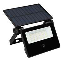 Reflektor SOLAR LED ERBI 800Lm z czujnikiem ruchu z wymienna baterią typ 18650 neutralny biały
