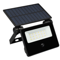 Reflektor SOLAR LED ERBI 800Lm z czujnikiem ruchu z wymienna baterią typ 18650 neutralny biały