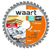 WAART Tarcza do pilarki widiowa 165 x 30 mm 40T multimaterial
