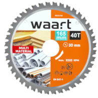 WAART Tarcza do pilarki widiowa 165 x 30 mm 40T multimaterial