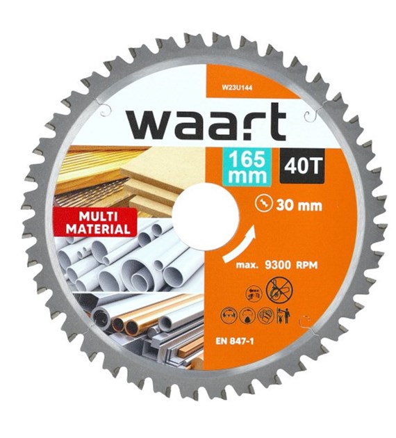 WAART Tarcza do pilarki widiowa 165 x 30 mm 40T multimaterial