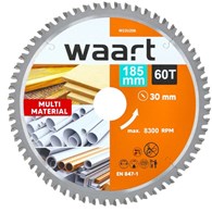 WAART Tarcza do pilarki widiowa 185 x 30 mm, 60T, multimaterial