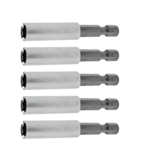 Uchwyt magnetyczny do bitów 1/4  60 mm 5 szt