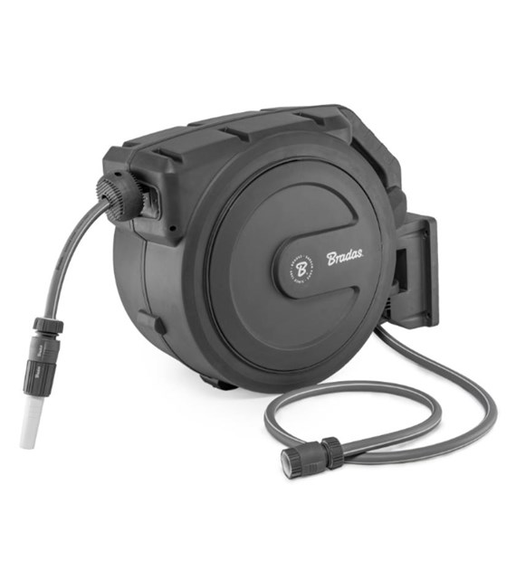 WHITE LINE Bęben automatyczny z wężem 1/2  - 30m i akcesoriami