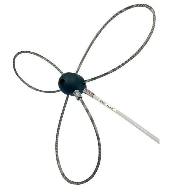 Głowica do zestawu obrotowego z linką stalową TAJFUN