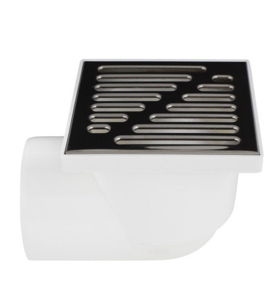 Kratka kanalizacyjna dolna fi 110 15x15cm - ruszt nierdzewny