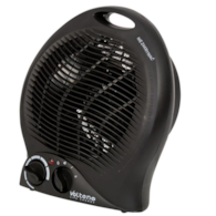 Termowentylator stojący 2000W czarny z termostatem VOLTENO