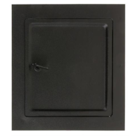 Drzwiczki kominowe LUX 140x140mm czarne
