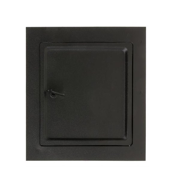 Drzwiczki kominowe LUX 140x140mm czarne
