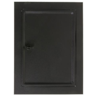 Drzwiczki kominowe LUX 155x205mm czarne