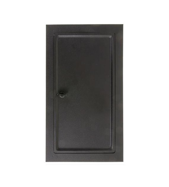 Drzwiczki kominowe LUX 155x290mm czarne
