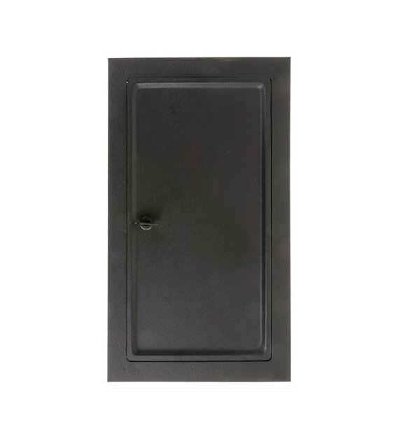 Drzwiczki kominowe LUX 155x290mm czarne