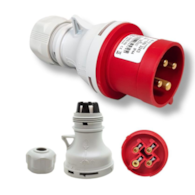 Wtyczka siłowa przenośna 32A 4P IP44 IVN 3243 SEZ