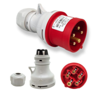 Wtyczka siłowa przenośna 32A 5P IP44 IVN 3253 SEZ