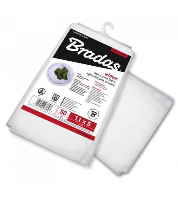 Agrowłóknina 50g biała ZIMOWA 1,1 x 5m