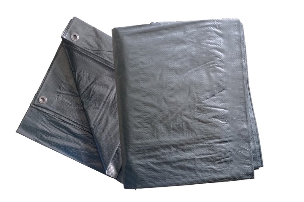 Plandeka srebrna 5x8m