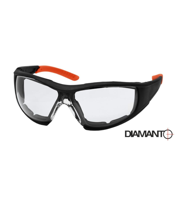 Okulary ochronne 2w1 (atest) DIAMANTO PROFESSIONAL