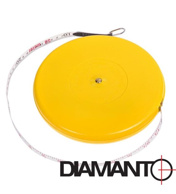 Taśma miernicza 50m - włókno DIAMANTO STANDARD