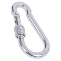 Karabińczyk z zabezpieczeniem 60 mm DIAMANTO