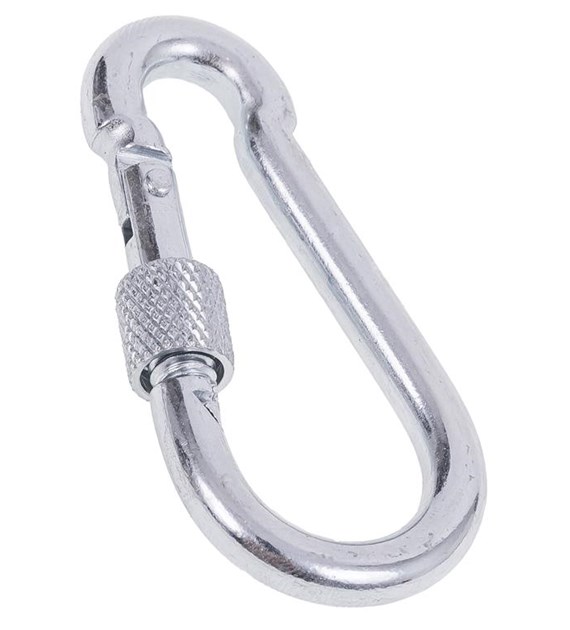 Karabińczyk z zabezpieczeniem 60 mm DIAMANTO