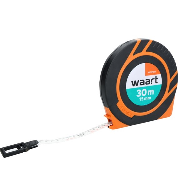 WAART Taśma miernicza włókno szklane 30m - 15mm szybkie zwijanie 3:1
