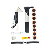 Zestaw naprawczy do roweru 16 elementów + pokrowiec