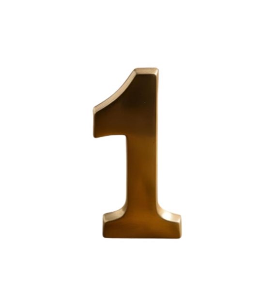 Cyfra na dom 10 cm MOSIĄDZ 1