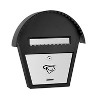 Skrzynka na listy domek okrągły SZABLO 380x340x75 mm