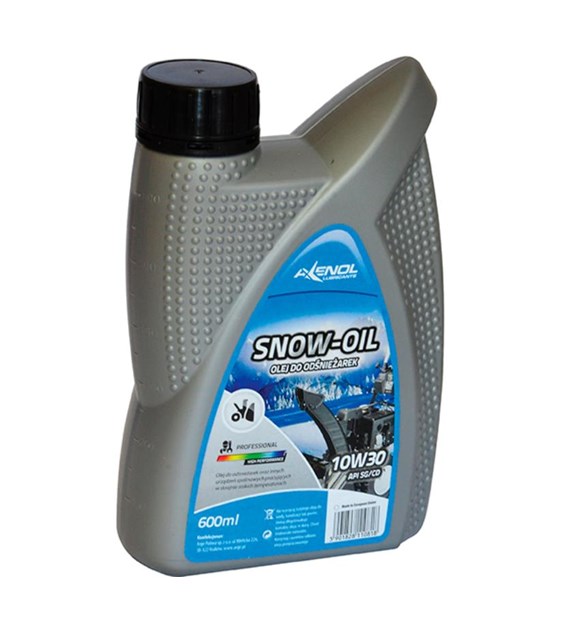 Olej do odśnieżarek AXENOL SNOW OIL 10W/30 - 600 ml