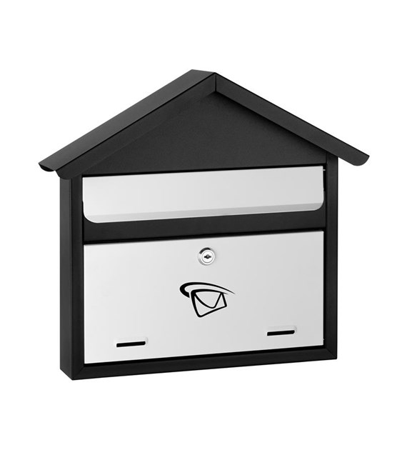 Skrzynka na listy 365x400x75 (czerwono-biała)